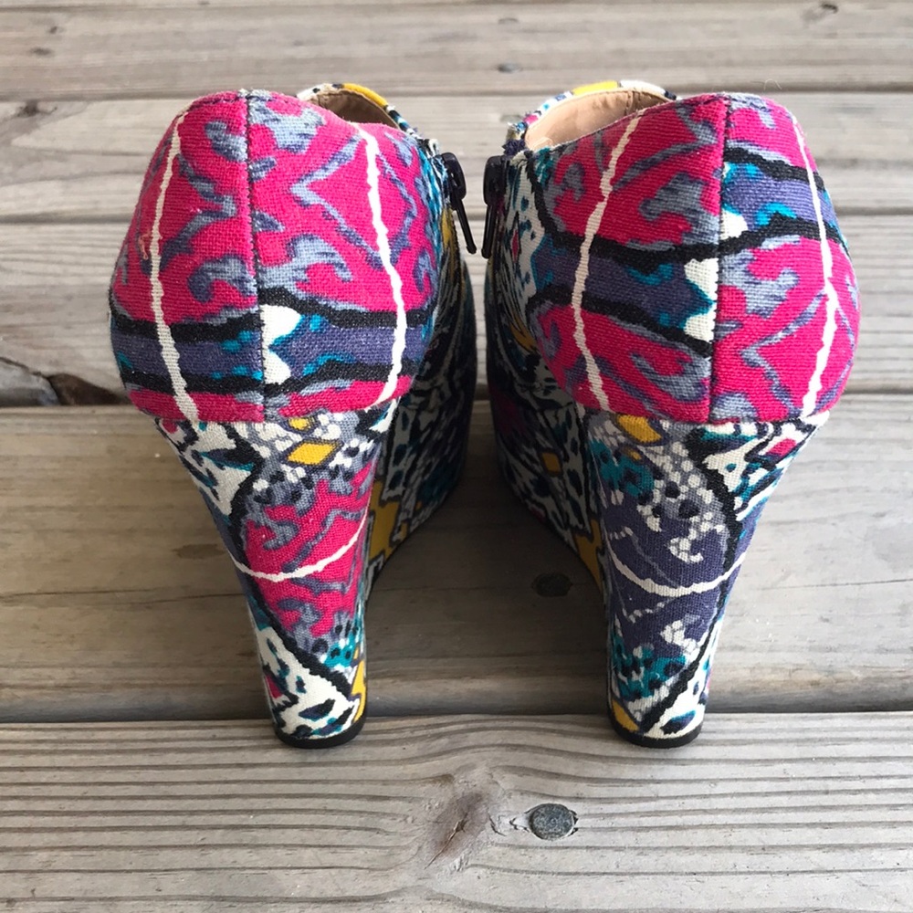 Steve Madden Platform Patterned Wedge 7.5 - image 4